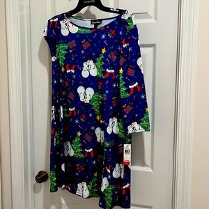 Women’s Christmas Dress size S new w/tags $11. 3/4 sleeves